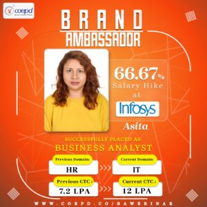 coepd-brand-ambassador-asita-infosys-hr-to-it-business-analyst-12lpa