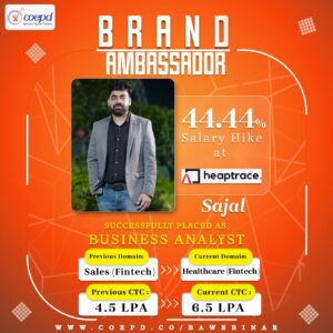 coepd-brand-ambassador-sajal-aheaptrace-fintech-business-analyst-6-5lpa
